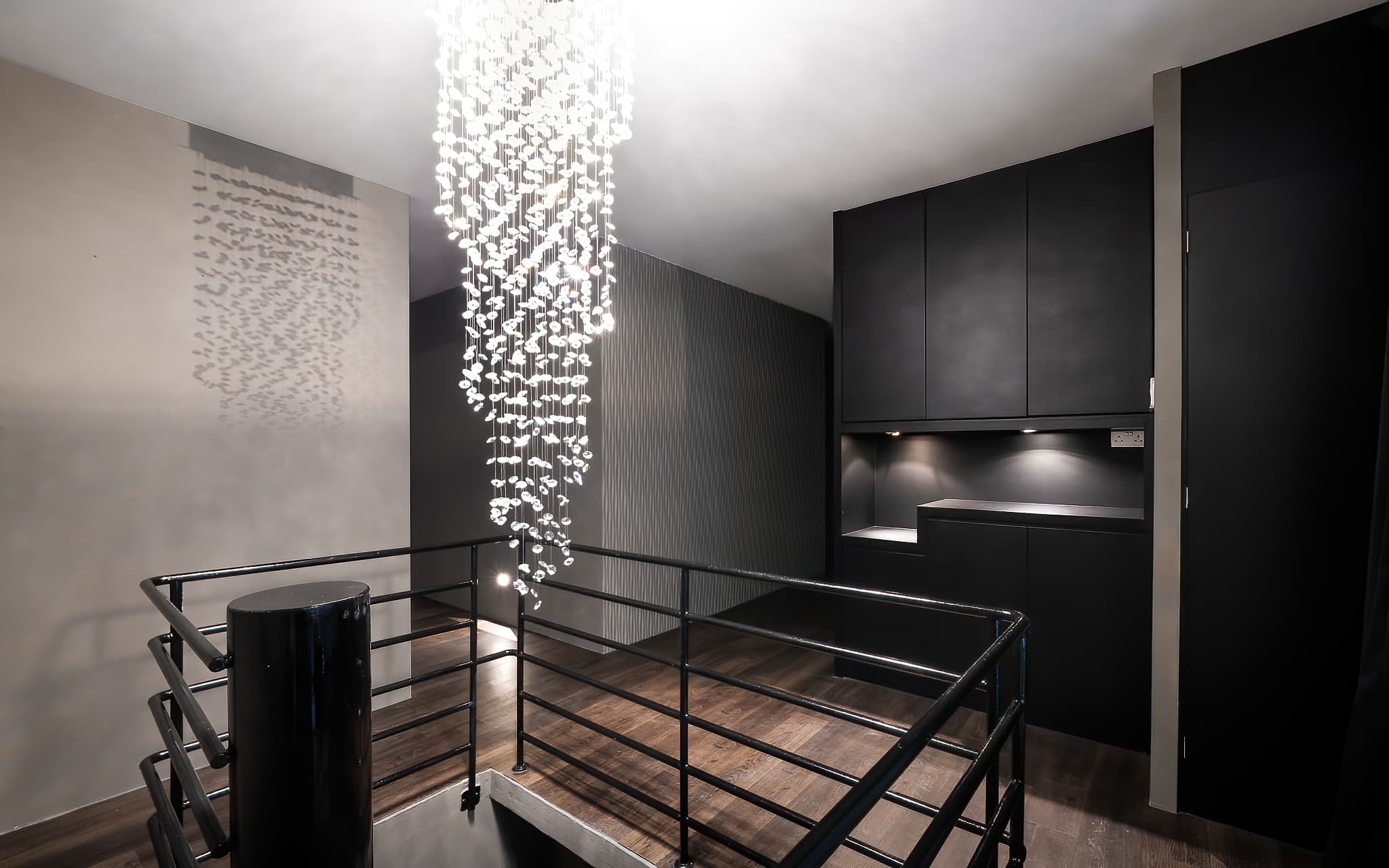 Modern facial treatment room at AngelSky8 with professional skincare equipment and comfortable treatment bed