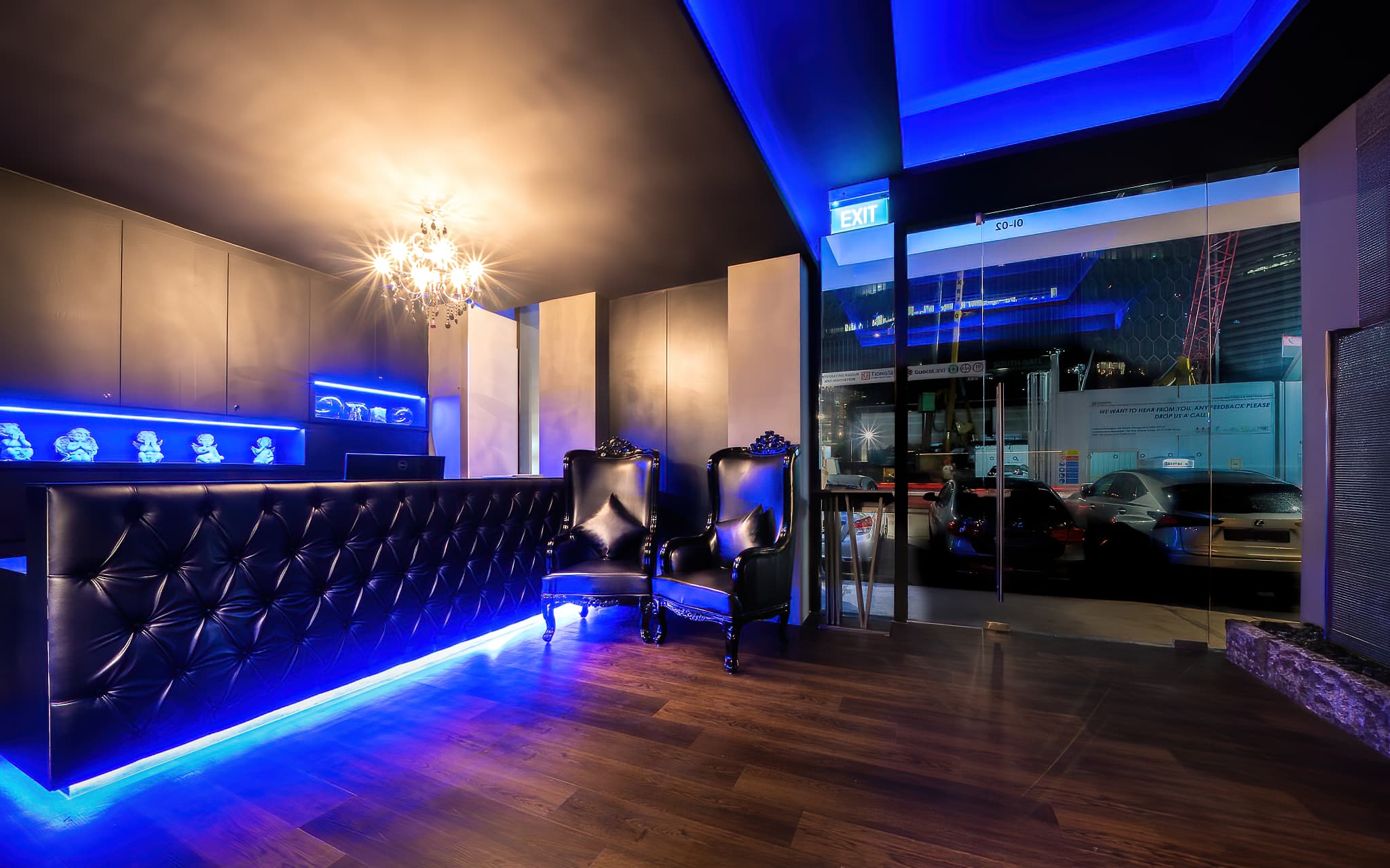 Sophisticated spa interior at AngelSky8 with luxurious treatment facilities and calming atmosphere